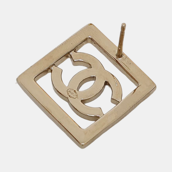 Metal Gold Stud Earrings