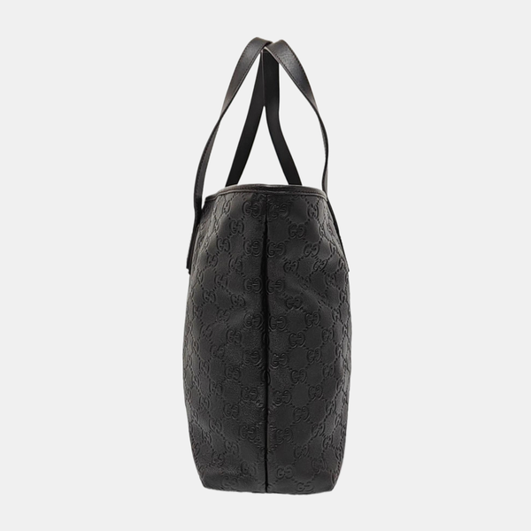 GG Imprime Monogram Calfskin Black
