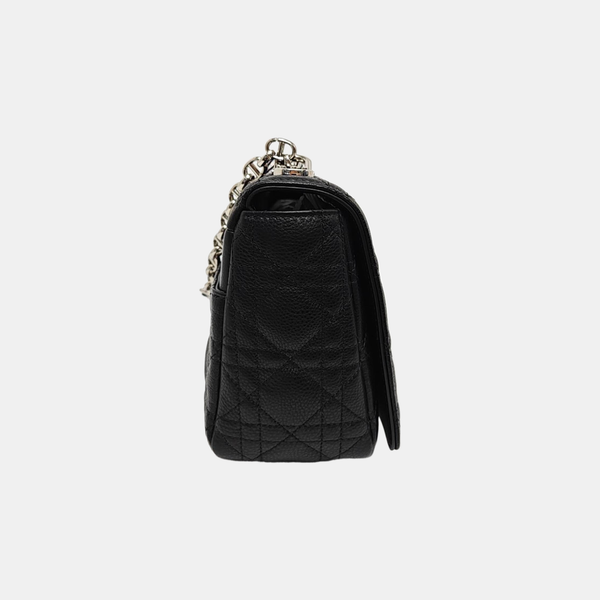 Dior Caro Medium Cannage Lambskin Black