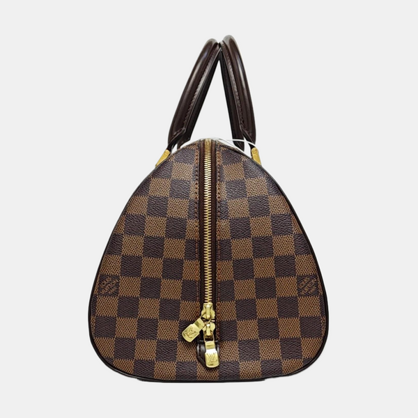 RIBERA MM Damier Ebene Coated Canvas Brown