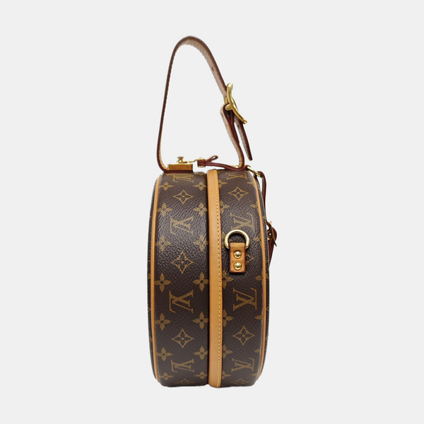 BOITE CHAPEAU PM Monogram Coated Canvas Brown