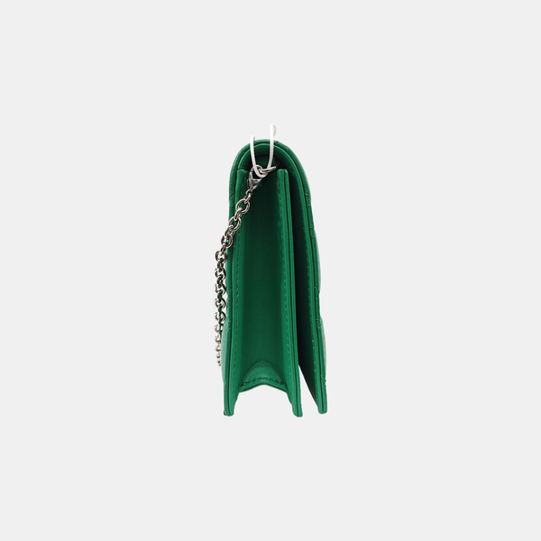 Lady Dior Medium Quilted Lambskin Green