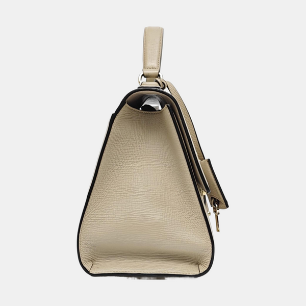 Calfskin Shoulder Bag Beige