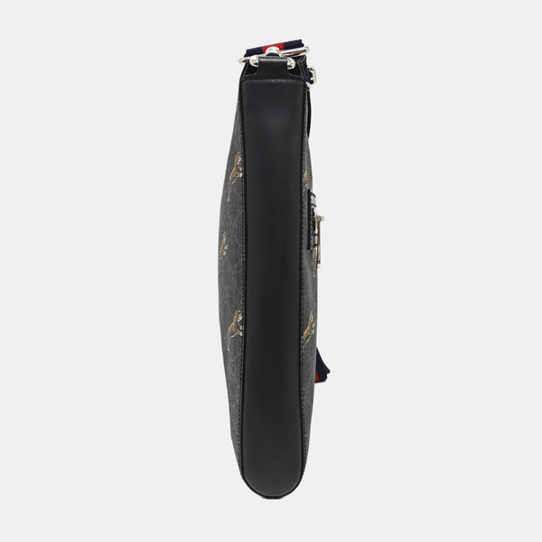 GG Supreme Monogram Coated Canvas Black