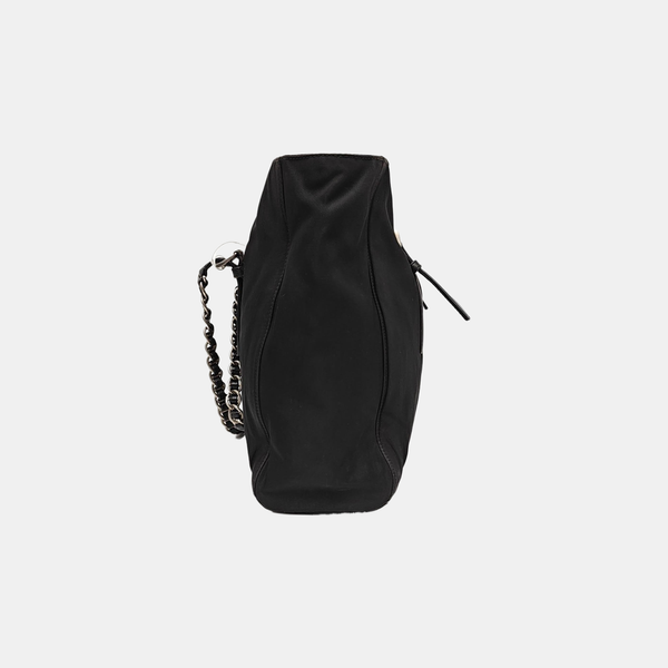 Nylon Shoulder Bag Black