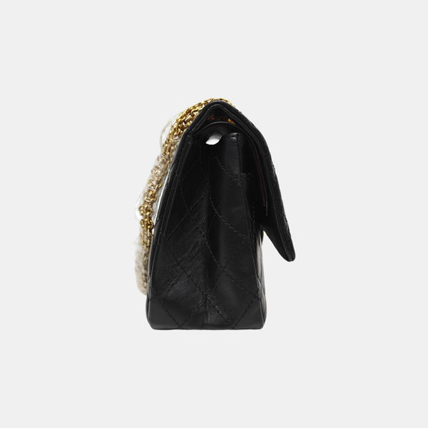 2.55 227 (jumbo) Quilted Calfskin Black