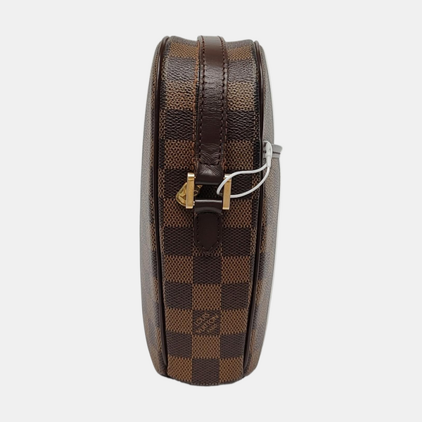 IPANEMA PM Damier Ebene Coated Canvas Brown