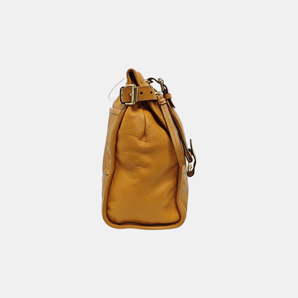 Calfskin Shoulder Bag Yellow
