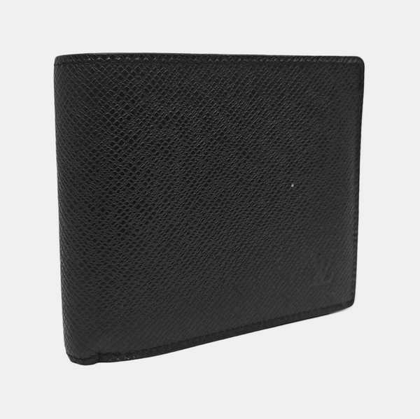 AMERIGO Calfskin Black Wallet