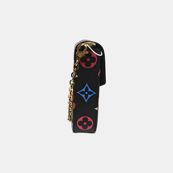 FÉLICIE Monogram Coated Canvas Black