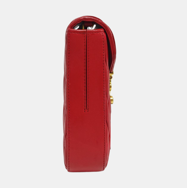 Matelassé Lambskin Red