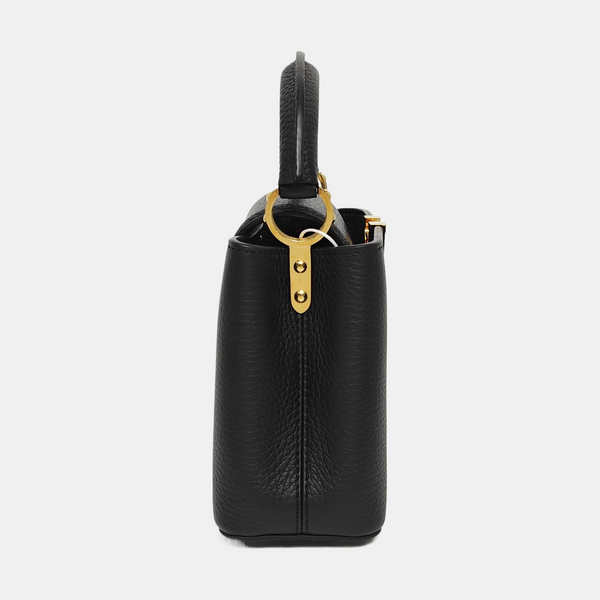CAPUCINES Mini Calfskin Black