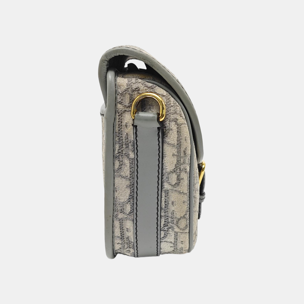 Bobby Medium Oblique Canvas Gray