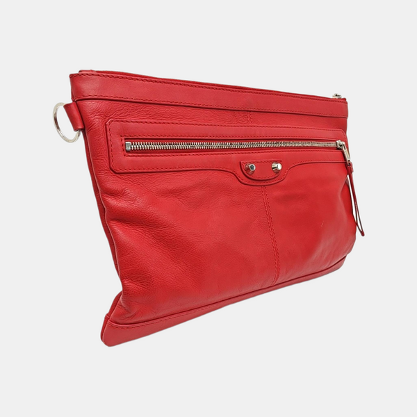 Classic City Small Lambskin Red