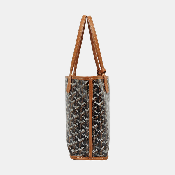 Anjou Mini Coated Canvas Brown