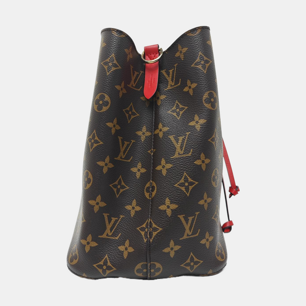 NÉONOÉ MM Monogram Coated Canvas Brown