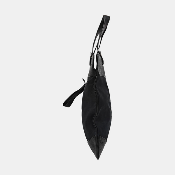 Canvas Top Handle Bag Black