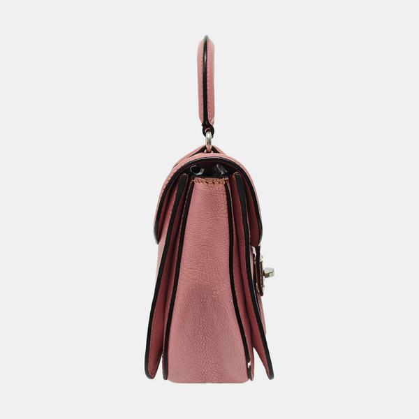 Calfskin Shoulder Bag Pink