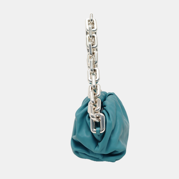 The Pouch Mini Calfskin Blue