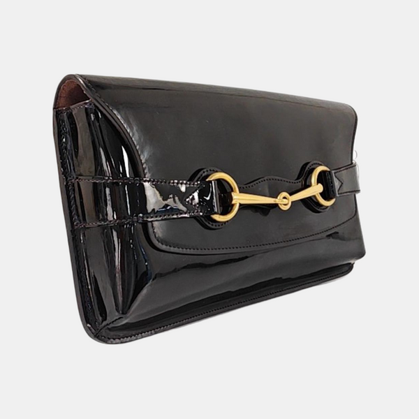 Bright Bit Patent Leather Black