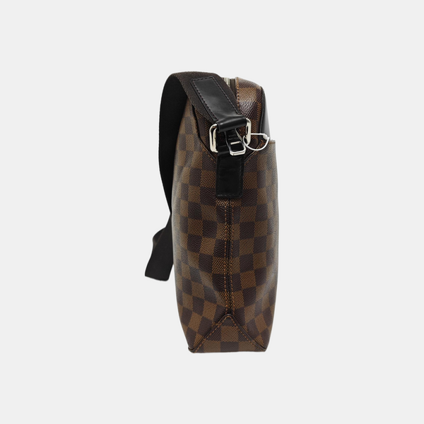 JAKE NM Damier Ebene Coated Canvas Brown