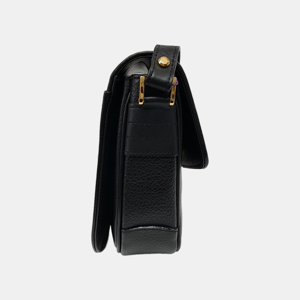 Calfskin Crossbody Bag Black