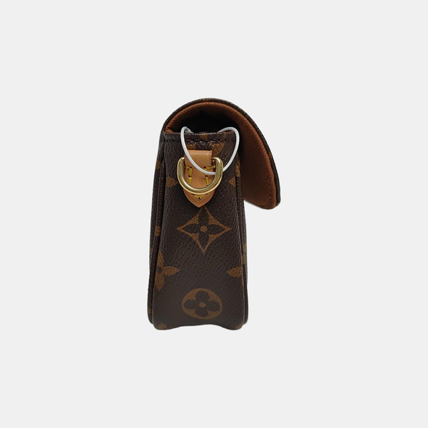 IVY Monogram Coated Canvas Brown