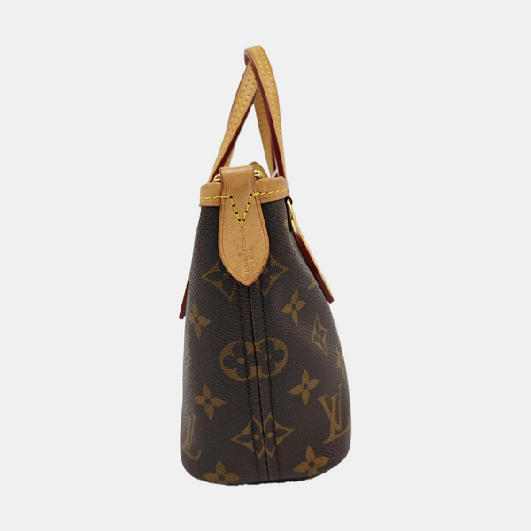 NEVERFULL BB Monogram Coated Canvas Brown