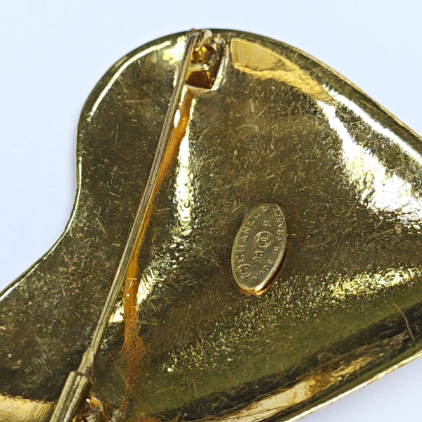 Metal Gold Brooch