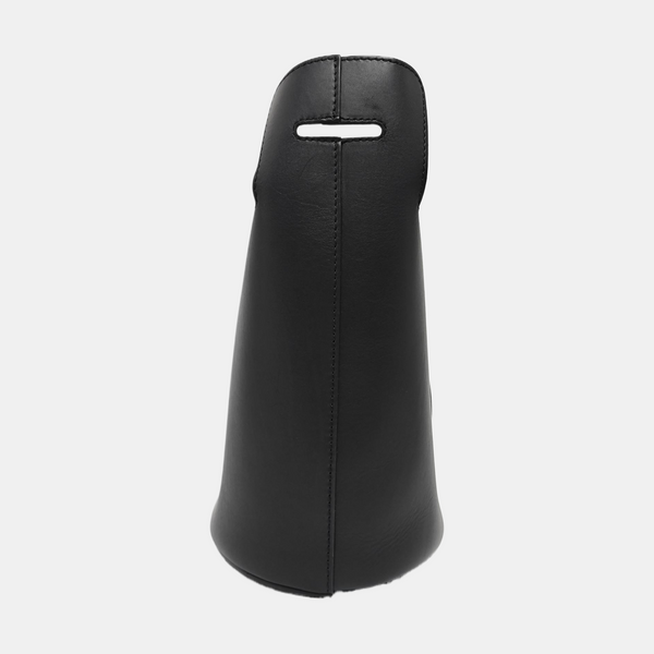 The Bucket Calfskin Black
