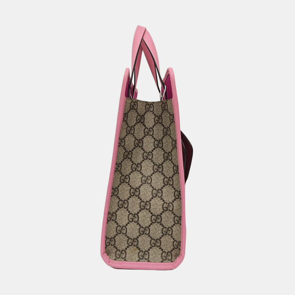 Children’s GG Bucket Monogram Coated Canvas Beige