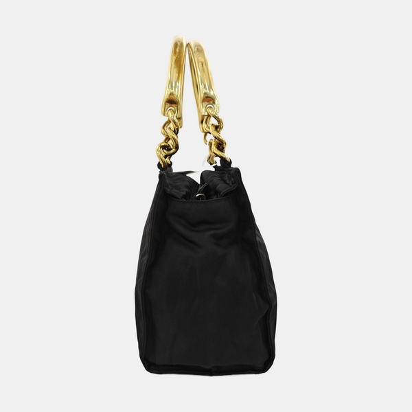 Nylon Tote Bag Black