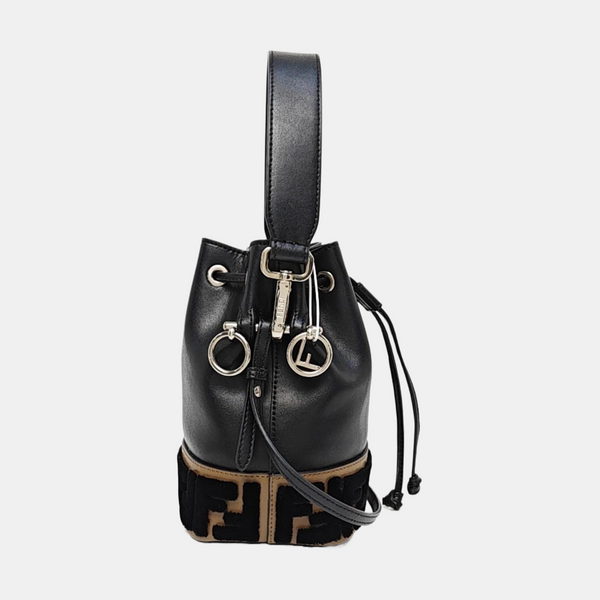Mon Tresor Mini Calfskin Black