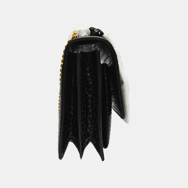 SUNSET Medium Calfskin Black