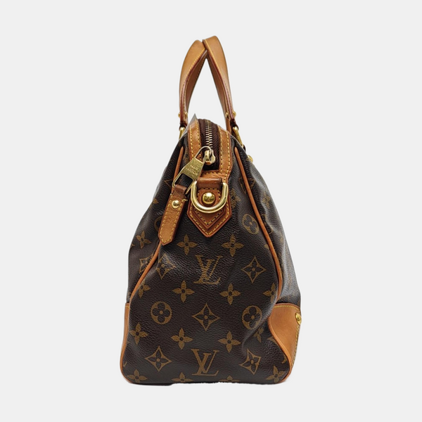 RETIRO NM Monogram Coated Canvas Brown