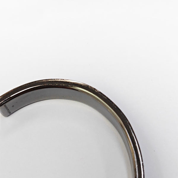 Pulsera DAMIER de metal negro