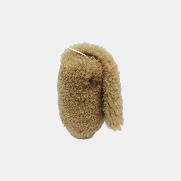 Sheepskin Top Handle Bag Brown