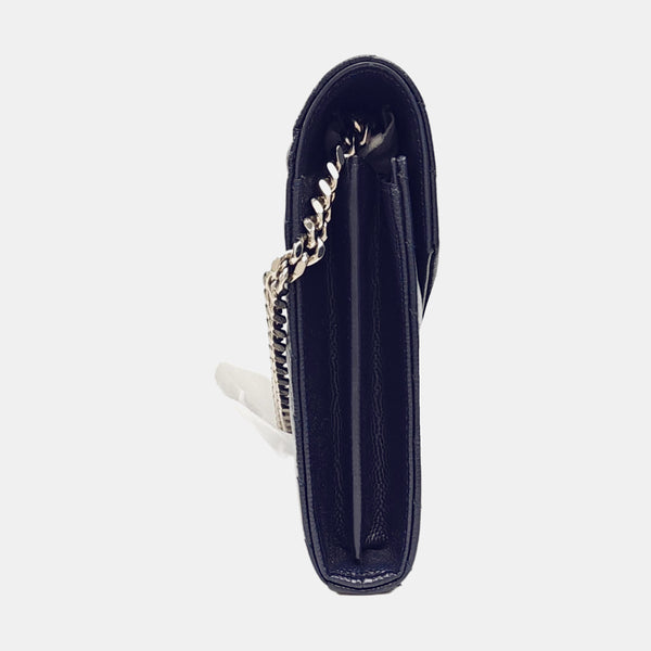 MONOGRAM Chevron Calfskin Blue