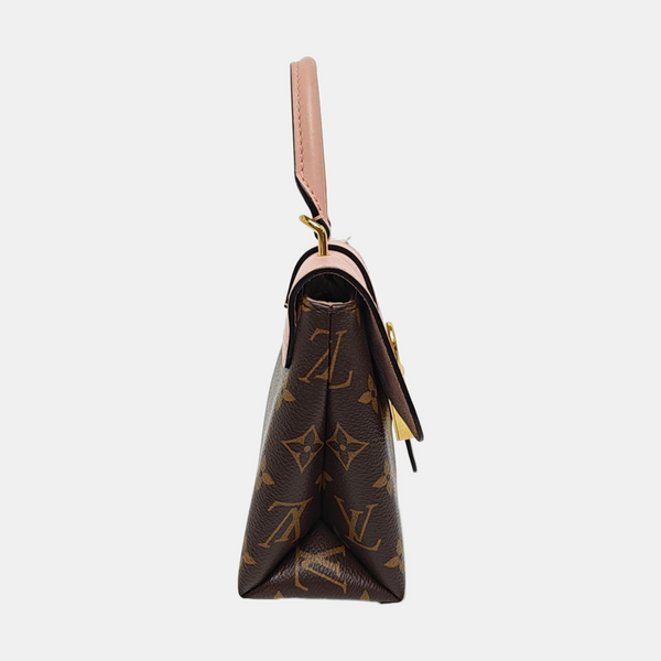 LOCKY BB Monogram Coated Canvas Pink