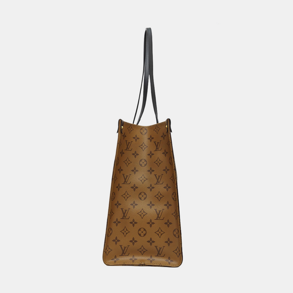 ONTHEGO GM Monogram Coated Canvas Brown