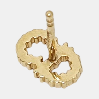La Petite Tribale Metal Gold Stud Earrings
