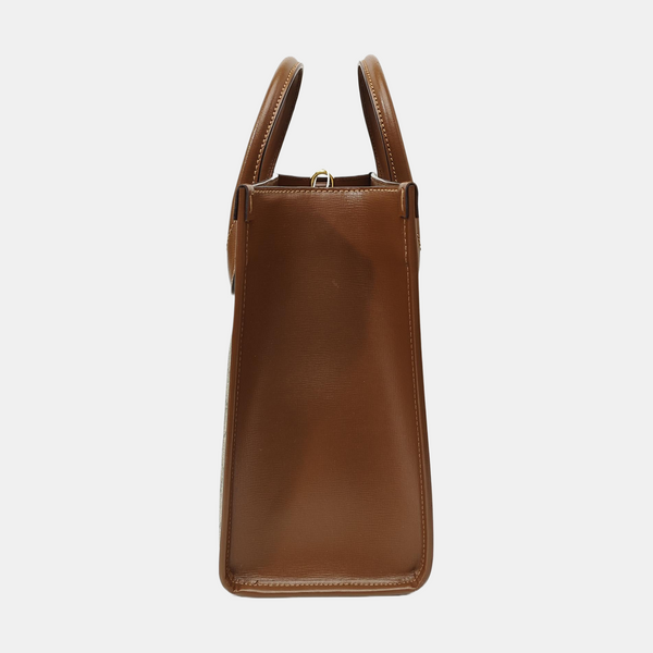 Retro Small Monogram Coated Canvas Brown