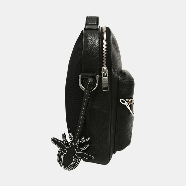 Calfskin Crossbody Bag Black