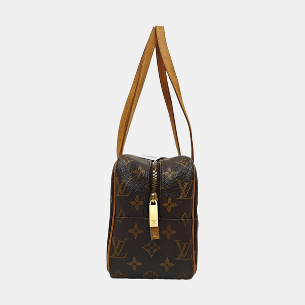 CITE MM Monogram Coated Canvas Brown