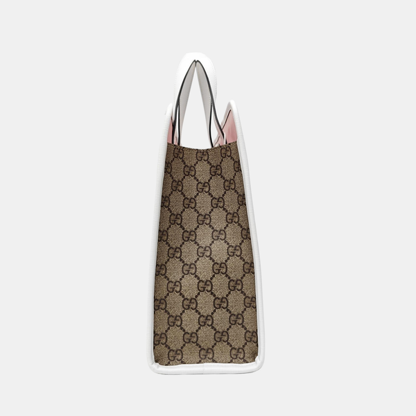 Children’s GG Bucket Monogram Coated Canvas Beige