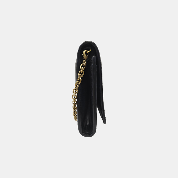 Calfskin Shoulder Bag Black