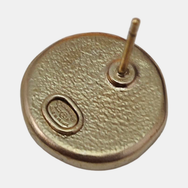 Metal Gold Stud Earrings