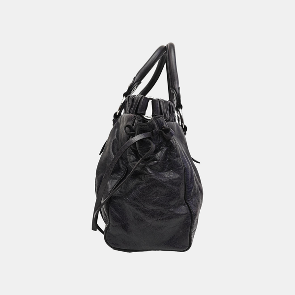 Calfskin Shoulder Bag Blue