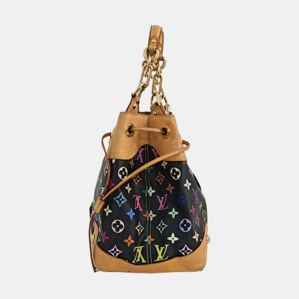 LV × TM URSULA Monogram Coated Canvas Black