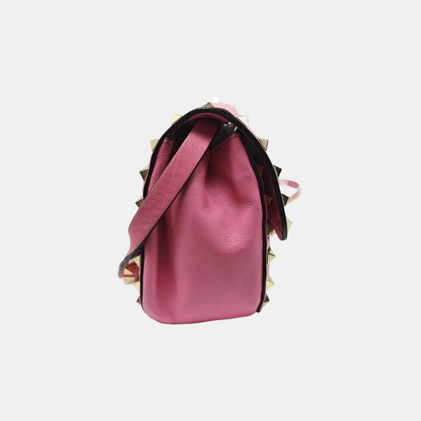 Rockstud Mini Calfskin Pink